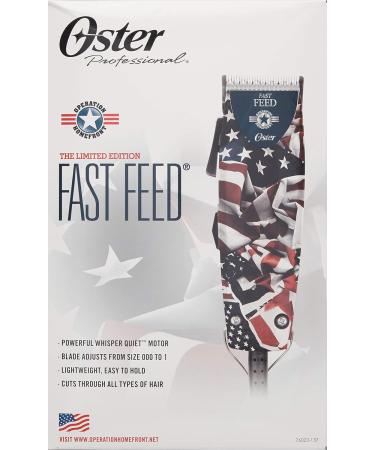 Oster USA 76023-137 Limited Edition Fast Feed Clipper - Adjustable for Home & Professional Use | International Shipping Available - Buy Online on GoSupps.com