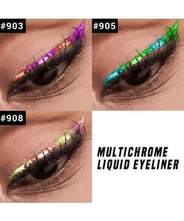 CHARMACY Chameleon Liquid Glitter Eyeliner Set - Metallic, Waterproof, Smudge-proof - Ultra-Fine Tip - Longwearing, Highly Pigmented - MultiColor Shifting Eyeliner Trio - Buy Online on GoSupps.com