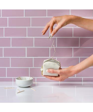 Bobi Bobby Pins Holder Mini Travel Bag - Ivory Hair Accessories Bag - Buy Online on GoSupps.com