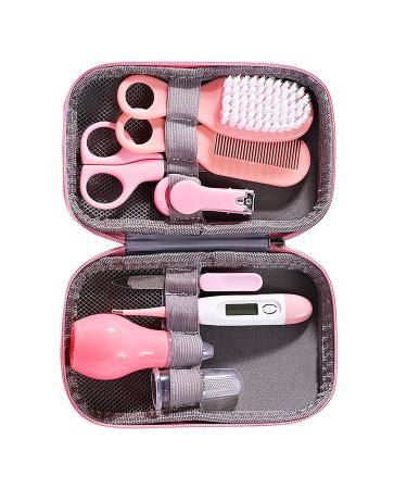 Baby Health Nursery Set - Nail Clipper, Hair Brush, Thermometer, Nasal Aspirator, Toothbrush - Infant Grooming Kit - Buy Online on GoSupps.com