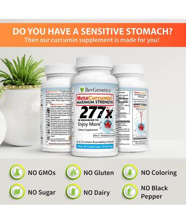 MetaCurcumin 277x Super Curcumin + TetraHydroCurcumin - Powerful Curcumin Supplement - Buy Online on GoSupps.com