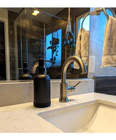 Energizing Essentials 1852 Bundle | Organic French Lavender Hand Soap Refill (32oz) & Farmhouse Reusable Glass Dispenser Moisturizing Aromatherapeutic Eco-Friendly - Buy Online on GoSupps.com