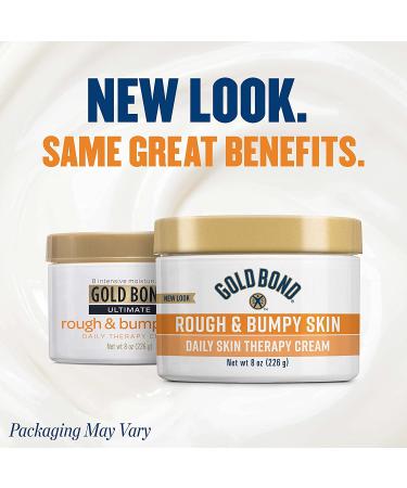 Gold Bond Ultimate Rough & Bumpy Skin Therapy 8oz - Exfoliate, Moisturize, Smooth, Soften - Reduce Bumps & Rough Patches - Buy Online on GoSupps.com