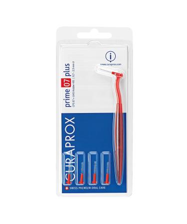 Curaprox Swiss Interdental Prime Plus CPS 07 Holder w/ 5 Brushes 0.7-2.5mm - Buy Online on GoSupps.com