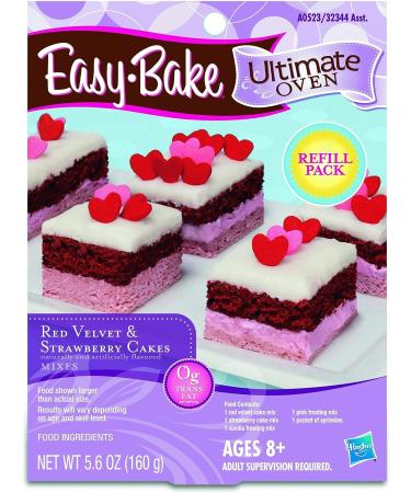 InterC Set of 3 Easy-Bake Oven Mix Refills - Party Pretzel Dippers, Red Velvet & Strawberry Cakes, Chocolate Chip & Sugar Cookies - Buy Online on GoSupps.com