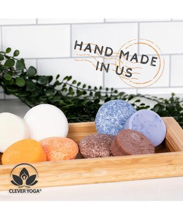 Fresh Citrus Shampoo and Conditioner Bar Set - 100% Natural, Vegan, Eco Friendly - Handmade in USA by Clever Yoga - Buy Online on GoSupps.com