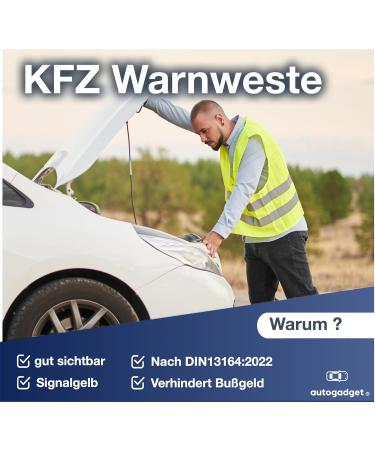 Buy 3-in-1 Auto & Car First Aid Kit 2024 - EN ISO 20471 Compliant Includes Pocket First Aid Warning Vest & Triangle - Essential Car Accessories for Safety - Buy Online on GoSupps.com