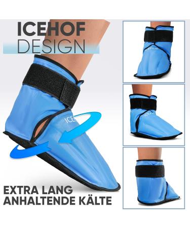 ICEHOF Cooling Boots - Gentle Fabric Therapy Shoes for Chemo & Rheumatism Relief | Unisex Gel Cold Therapy Socks - Buy Online on GoSupps.com