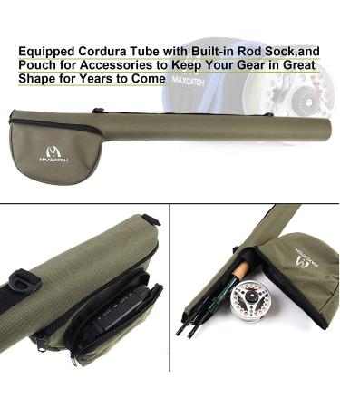 Maxcatch Extreme Fly Fishing Combo Kit - 5wt 90 4pc Rod, 5/6 Reel - Starter Outfit with Protective Travel Case - Buy Online on GoSupps.com