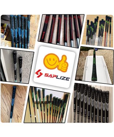 SAPLIZE CC01 Golf Grips 13 Pack - Upgrade or Deluxe Kit - 4 Colors - Standard/Midsize Rubber Golf Club Grips Blue - Buy Online on GoSupps.com