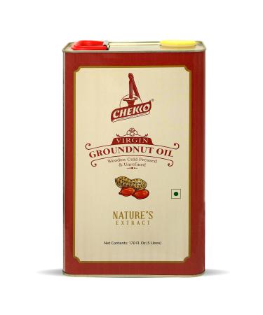 Chekko Virgin Peanut Oil - (5 Ltr)