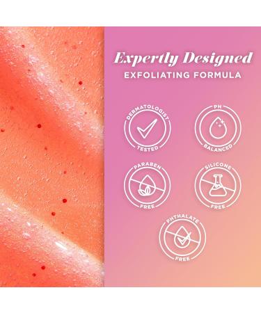 Caress Body Wash for Women Tahitian Pomegranate & Coconut Milk Exfoliating Shower Gel for Renewed Glowing Skin 20 fl oz 4 Pack - Buy Online on GoSupps.com