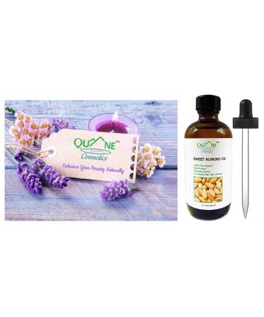 Organic Sweet Almond Oil | 100% Pure & Cold Pressed | Hexane Free for Soft Skin & Hair | 4 fl oz - Buy Online on GoSupps.com