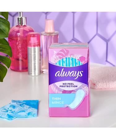 Always Thin Daily Wrapped Liners Unscented - 162 Count | Best Comfort & Protection - Buy Online on GoSupps.com
