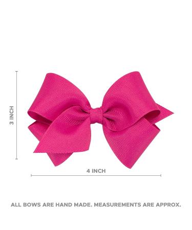White Small Grosgrain Bow Baby Headband by Wee Ones - Newborn Size - Buy Online on GoSupps.com