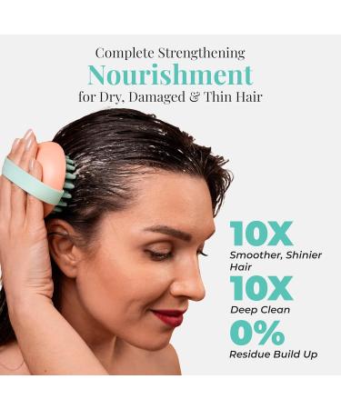 Kallos KJMN Shampoo - Keratin & Milk Protein for Dry Damaged Hair - Sulfate & Paraben Free - 34 oz Frizz Control & Nourishing Formula - Buy Online on GoSupps.com