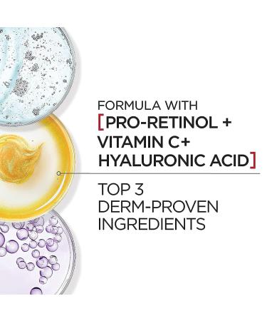 L'Oreal Paris Revitalift Triple Power Anti-Aging Face Moisturizer  Pro Retinol  Hyaluronic Acid & Vitamin C to Reduce Wrinkles  Firm and Brighten Skin.5 Oz - Buy Online on GoSupps.com