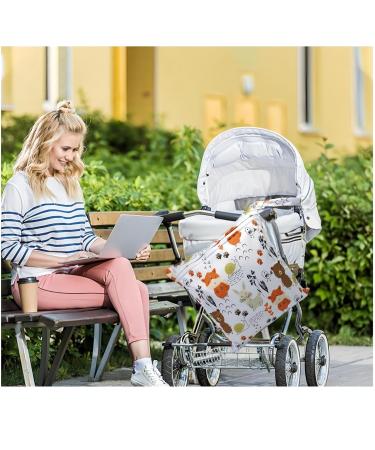Wet Dry Bag 2 PCS Baby Wet Dry Bag Baby Reusable Diaper Wet Bag Cute Wet Dry Bags Washable Wet Clothes Bag with Handle Water Resistant Wet Clothes Bags Waterproof Reusable Wet Laundry Bag - Buy Online on GoSupps.com