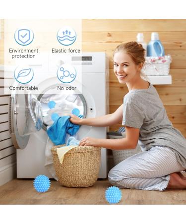 Dryer Balls 6Pcs Reusable Tumble Dryer Balls - Laundry Balls for Quick Drying - Soft Drying Balls for Tumble Dryer & Washing Machine - Buy Online on GoSupps.com