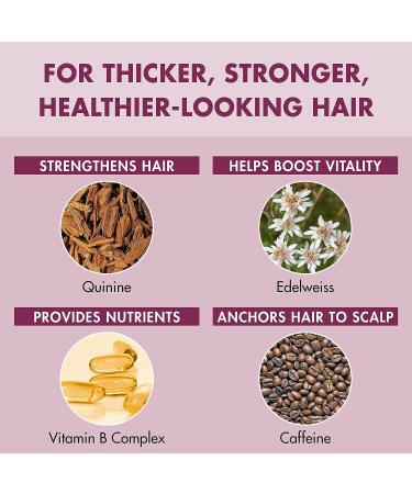 Klorane Strengthening Serum with Quinine and Edelweiss - Thicker, Stronger Hair for Men and Women - 3.3 Fl Oz - Paraben, Silicone, Sulfate Free - Buy Online on GoSupps.com