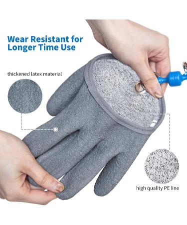 ARCLIBER Fishing Glove for Men - Puncture Resistant Magnet Release Glove for Handling, Catching, Cleaning - Anti-Slip Grip Palm - Left Hand Large - Buy Online on GoSupps.com