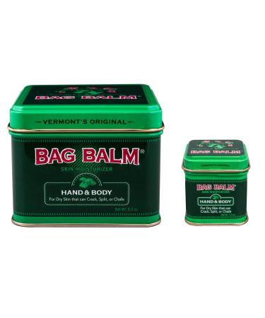 Bag Balm 2 Pack (8 Ounce & 1 Ounce)