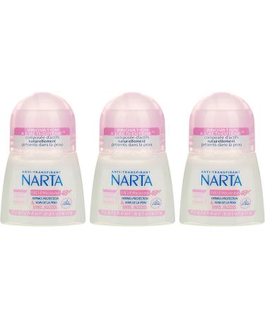 NARTA - Women's Deodorant Roll-on Antiperspirant Bio-Effective 48h - 50 ml - Pack of 3 - Buy Online on GoSupps.com