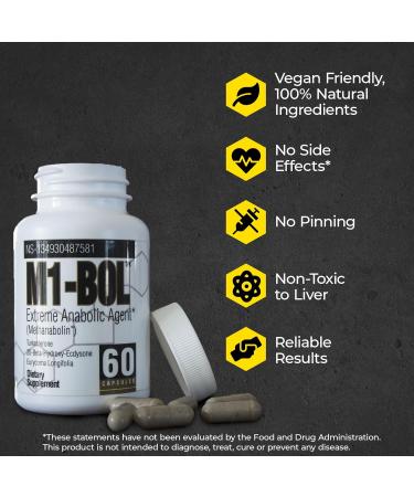 Avry Labs Extreme Anabolic Supplement | Turkesterone for Muscle Growth Strength & Testosterone | Vegan 60 Capsules - Buy Online on GoSupps.com