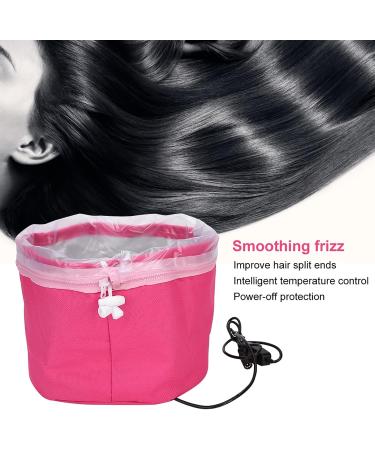Hair Thermal Steamer Treatment Heat Cap for Deep Conditioning Electric Hair Heating Cap Hot Oil Hair Steamer Cap Hair Care Heat Cap US Plug 100-240V - Buy Online on GoSupps.com