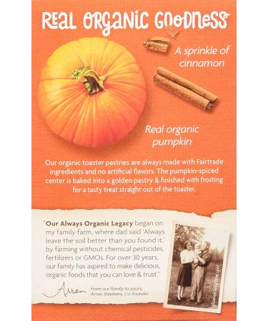 Natures Path Pumpkin Pie Frosted Toaster Pastry 11 oz - Delicious Breakfast Treat - Buy Online on GoSupps.com