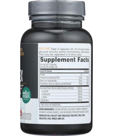 Whole Foods Market BCAA Complex 60 ct - High-Quality Amino Acids for Optimal Performance | Shop Internationally - Buy Online on GoSupps.com