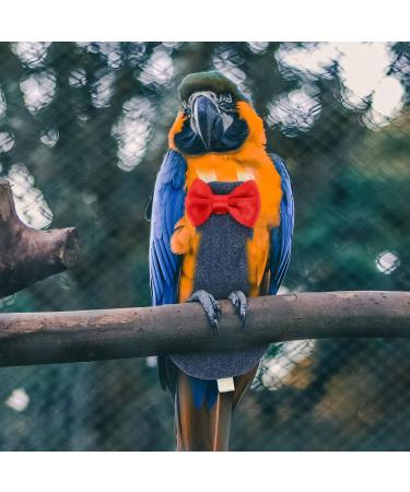 UKCOCO Bird Diaper:Bird Flight Suit Diaper Parrots Nappy with Waterproof Inner Washable Bird Diaper for Parakeet Parrot 17x9cm - Buy Online on GoSupps.com