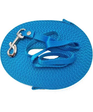 Elropet Mini Field Dog Leash - 50m Training Line for Small Dogs - Turquoise Hand Loop - Buy Online on GoSupps.com