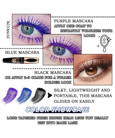 3Pcs Volume Mascara Telescopic Mascara Waterproof Colored Mascara for Super Curly Thick Length Eye Lashes Colorful Mascara Gift Set for Eye Makeup - Buy Online on GoSupps.com