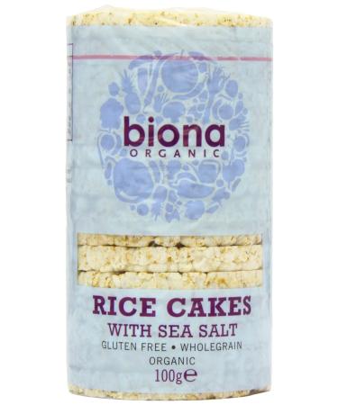 Biona Organic Rice Cakes with Salt 100g 1 100 g (Pack of 1)