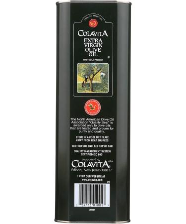 Colavita Extra Virgin Olive Oil 3L Tin - Premium Quality Olive Oil (101.4 Fl Oz) - Buy Online on GoSupps.com
