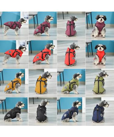 Shop Savlot Winter Dog Jacket - Stylish Cotton Padded Vest with Chest Strap - Perfect for Skiing - Sleeveless Purple Design (LL 1 Pack) - Buy Online on GoSupps.com