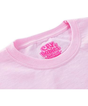 Cry Babies Magic Tears Dreamy Doll Girls T-Shirt | Ages 2-8 | Comfy Cotton Kids Clothing | Official Merchandise 7-8 Years Pink - Buy Online on GoSupps.com
