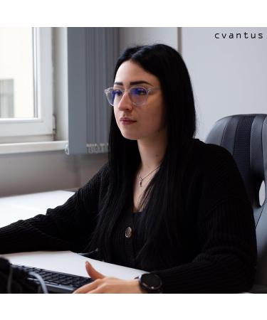 Cantus Blue Light Glasses for Women & Men | Round Design Glare-Free Medium Blue Light Blocking Computer Glasses - Bue-Light Brille Soec 101 C3 - Buy Online on GoSupps.com