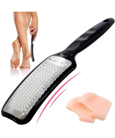 Foot Callus Remover for Feet - Professional Foot Scrubber Dead Skin Remover with Medical Grade Steel - Ergonomic and Easy to Use Foot File Callus Remover for Feet - Quality Pedicure Grater for Feet Metal