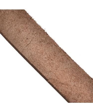 Mandala Crafts Genuine 1 Inch Wide Brown Leather Strap - 6 Feet Long Flat Black Cowhide Cord for Crafts and Leather Belt Making - Buy Online on GoSupps.com