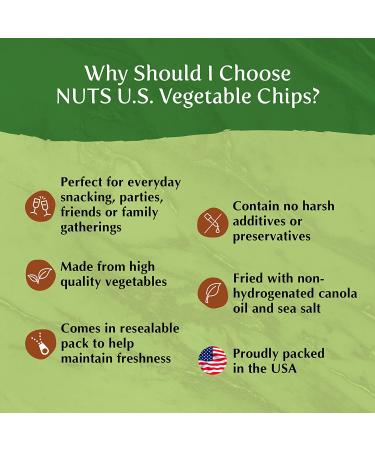 Sea-Salted Natural Vegetable Chips - Delicious & Fresh Bulk Chips (3 LBS) - Buy Online on GoSupps.com