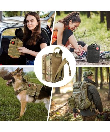 Shop Bituor Tactical First Aid Pocket Bag - Waterproof Molle EMT Pouch for Outdoor Camping & Adventure (Camo Brown) - Buy Online on GoSupps.com