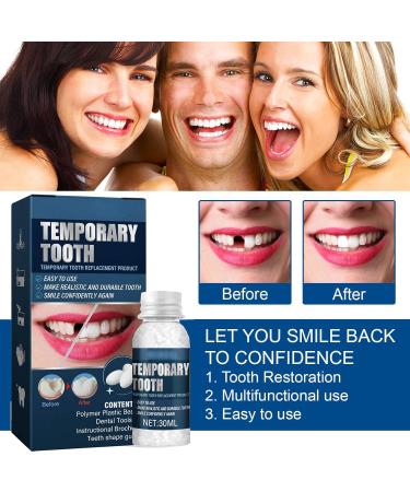 Temporary Tooth Repair Kit | WTTFC Tooth Filling Thermal Pearls & Veneer Replacement - Safe Easy Tooth Fix for Broken Teeth - Buy Online on GoSupps.com