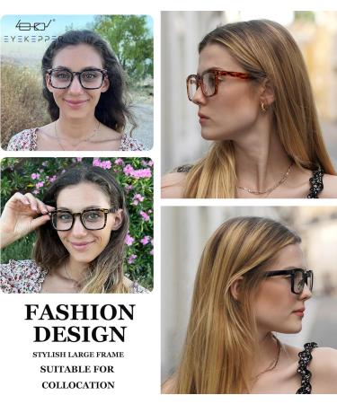 Eyekepper Bifocal Reading Glasses for Women - 4 Pack +1.00 Clear Lens Mix Color Readers - Buy Online on GoSupps.com