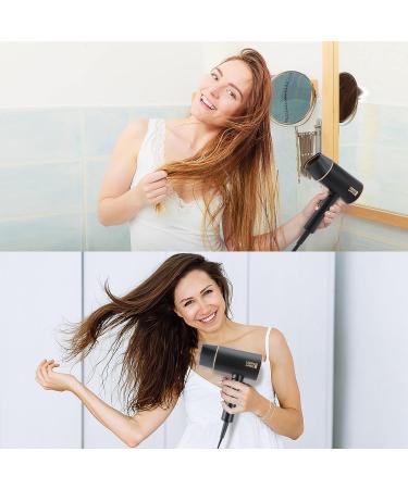 Lange Fhn ions 2100W Travel Folding Hair Dryer - Anti-Split with Cold Air Mode | Compact Black/Gold Hair Styling Tool for International Use - Buy Online on GoSupps.com