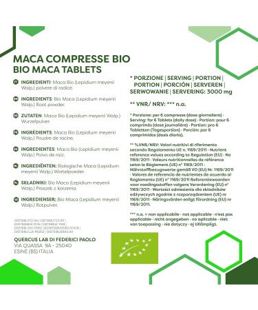  Erbotech ERBOTECH 200 organic Peruvian maca tablets capsules rich in minerals vitamin B vitamin C vitamin E gluten-free. - Buy Online on GoSupps.com