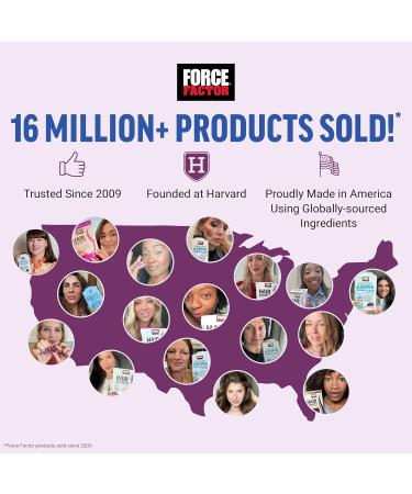 Force Factor Hair Growth Accelerator Capsules 90 Capsules + Amazing Ashwa Complete Calm Support with KSM-66 Ashwagandha Blueberry Pomegranate 60 Soft Chews - Buy Online on GoSupps.com