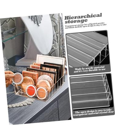 Didiseaon 3pcs Storage Box Acrylic Eyeshadow Holder Vanity Organizers Makeup Organizer Cosmetic Lipstick Stand - Buy Online on GoSupps.com