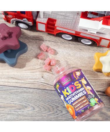 Multivitamin for Kids - Complete Daily Children's Multi Vitamin Gummies with Vitamin D B Vitamins Zinc & More - Energy Memory Focus & Immune Health Support - Natural Berry Flavor Chew - 120 Gummies 120 Count (Pack of 1) - Buy Online on GoSupps.com